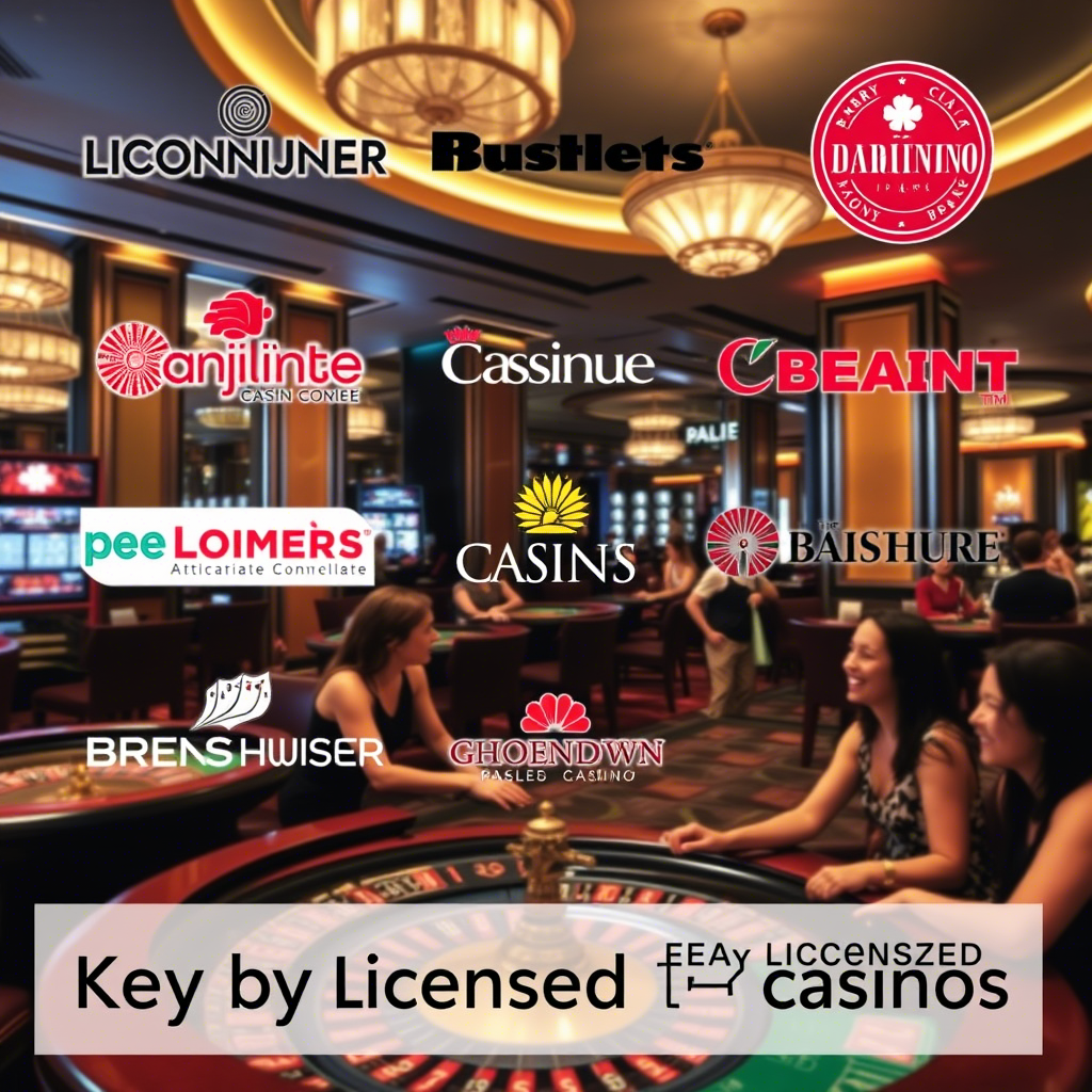 Licensed casino logos